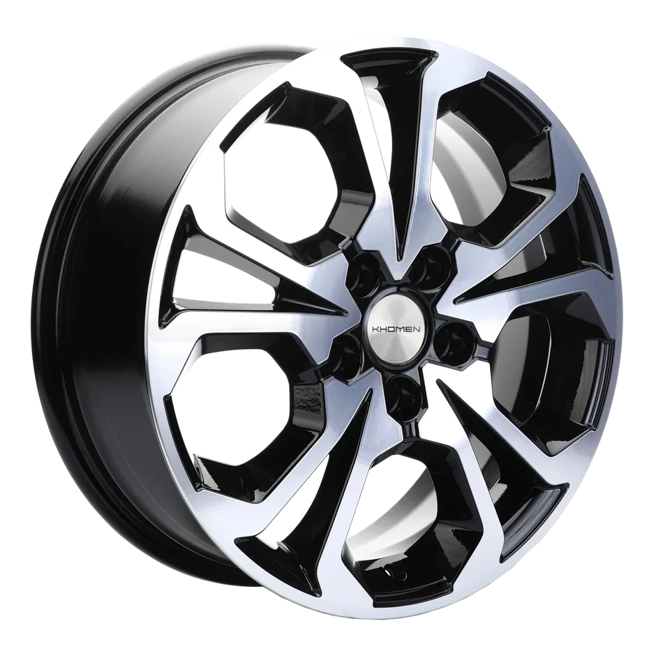 Khomen KHW1711 Black 5*114,3 6.5xR17 ET45 DIA54.1